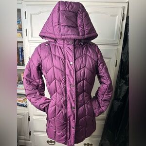 St. John's Bay Women's Plum Puffer Jacket